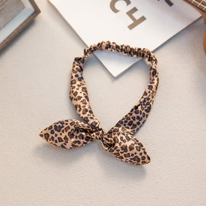 Big bow tie bunny ears headband