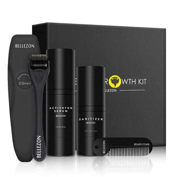 Beard Growth Liquid Beard Care Set for Enhanced Beard Growth