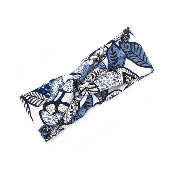Floral Cross Hair Band
