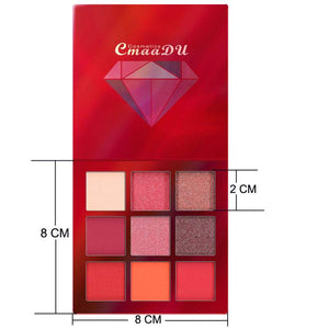 9-color eyeshadow Diamond bright eyeshadow Shine high-gloss eye shadow