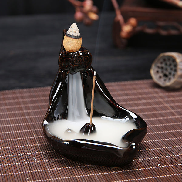 Backflow Incense Burner Backflow Incense Tower Incense Ceramic Incense Burner Ornaments