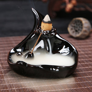 Backflow Incense Burner Backflow Incense Tower Incense Ceramic Incense Burner Ornaments