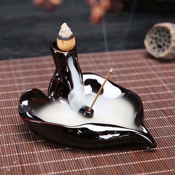 Backflow Incense Burner Backflow Incense Tower Incense Ceramic Incense Burner Ornaments