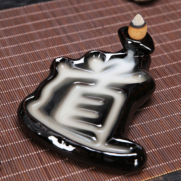 Backflow Incense Burner Backflow Incense Tower Incense Ceramic Incense Burner Ornaments