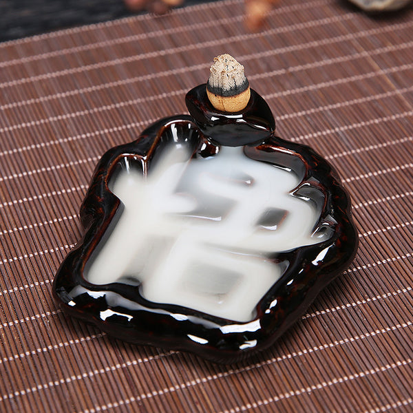 Backflow Incense Burner Backflow Incense Tower Incense Ceramic Incense Burner Ornaments