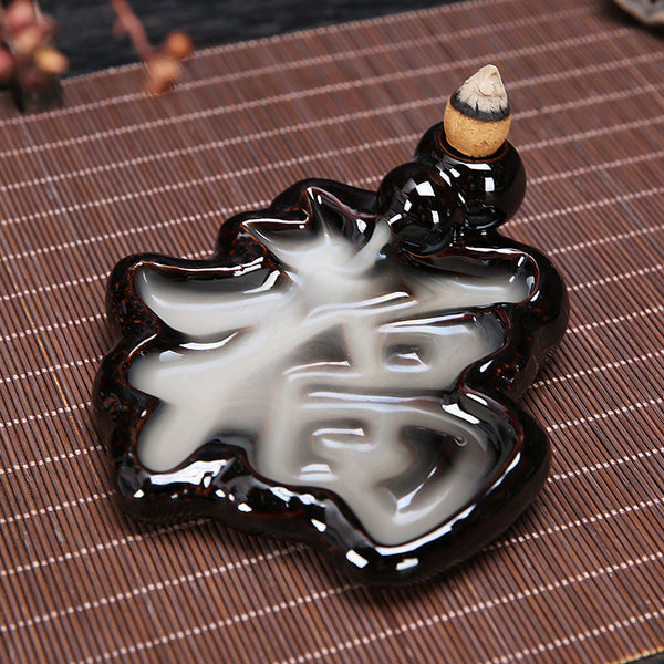 Backflow Incense Burner Backflow Incense Tower Incense Ceramic Incense Burner Ornaments