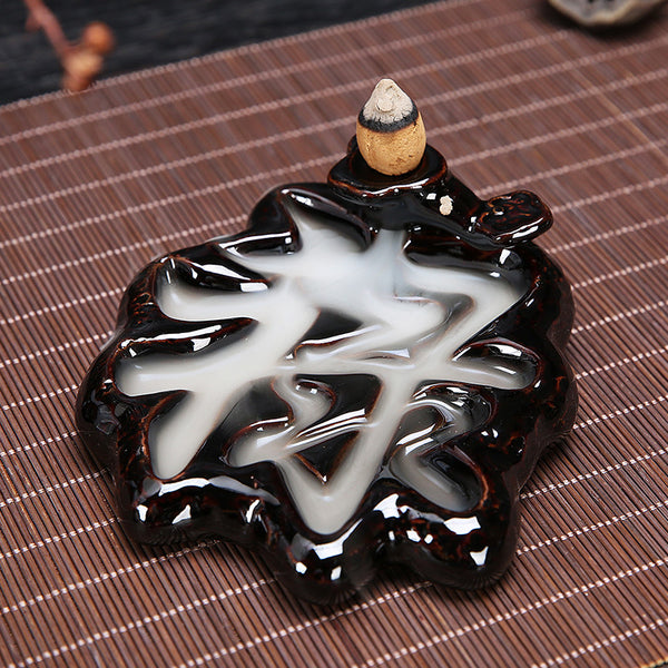 Backflow Incense Burner Backflow Incense Tower Incense Ceramic Incense Burner Ornaments