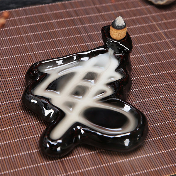 Backflow Incense Burner Backflow Incense Tower Incense Ceramic Incense Burner Ornaments