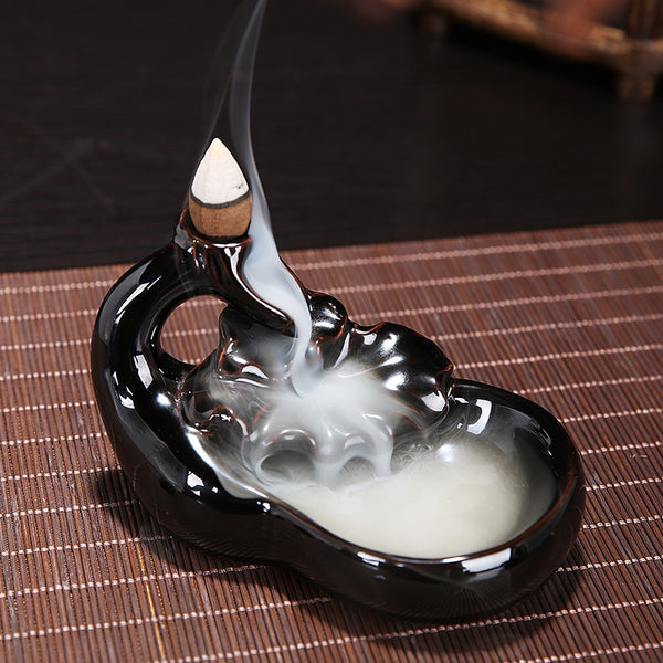 Backflow Incense Burner Backflow Incense Tower Incense Ceramic Incense Burner Ornaments