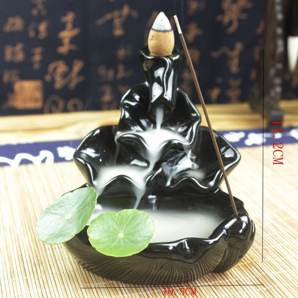 Backflow Incense Burner Backflow Incense Tower Incense Ceramic Incense Burner Ornaments