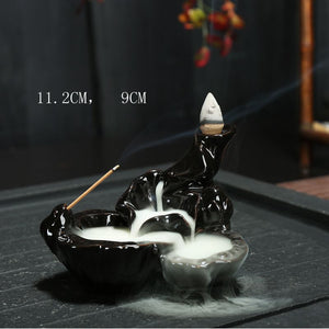Backflow Incense Burner Backflow Incense Tower Incense Ceramic Incense Burner Ornaments