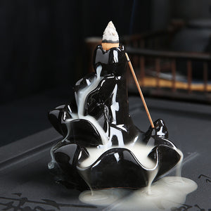 Backflow Incense Burner Backflow Incense Tower Incense Ceramic Incense Burner Ornaments