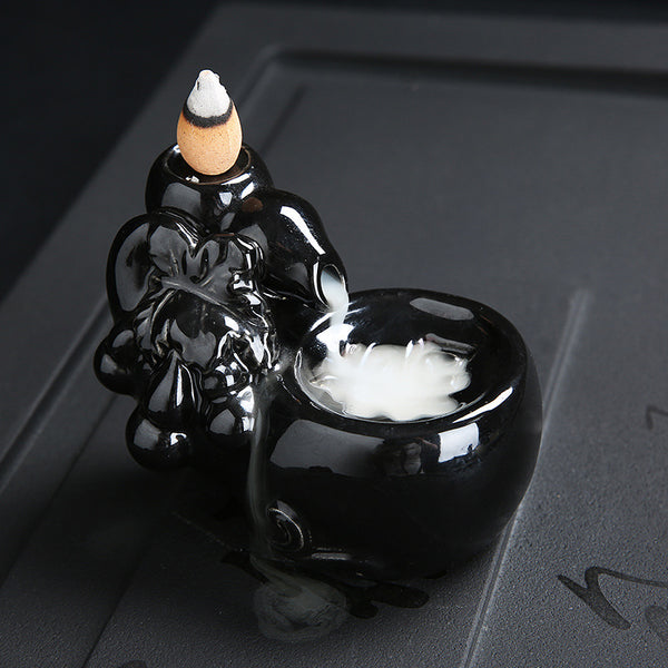 Backflow Incense Burner Backflow Incense Tower Incense Ceramic Incense Burner Ornaments