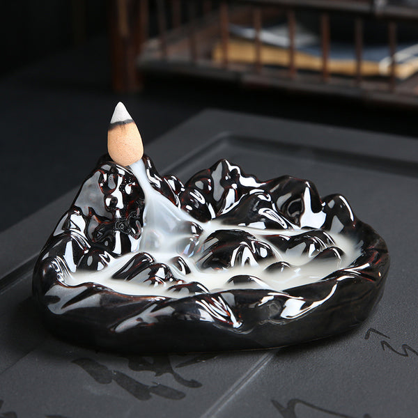 Backflow Incense Burner Backflow Incense Tower Incense Ceramic Incense Burner Ornaments