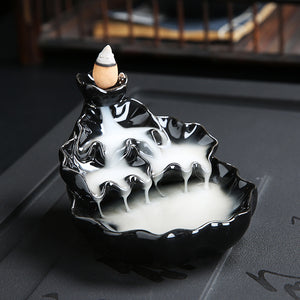 Backflow Incense Burner Backflow Incense Tower Incense Ceramic Incense Burner Ornaments