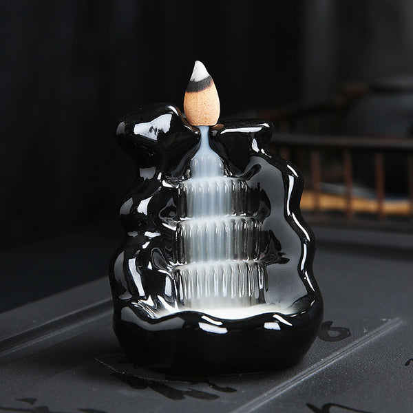 Backflow Incense Burner Backflow Incense Tower Incense Ceramic Incense Burner Ornaments