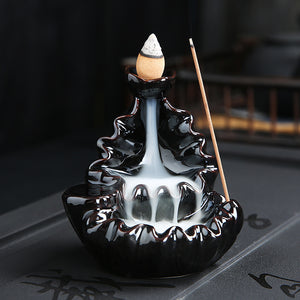 Backflow Incense Burner Backflow Incense Tower Incense Ceramic Incense Burner Ornaments