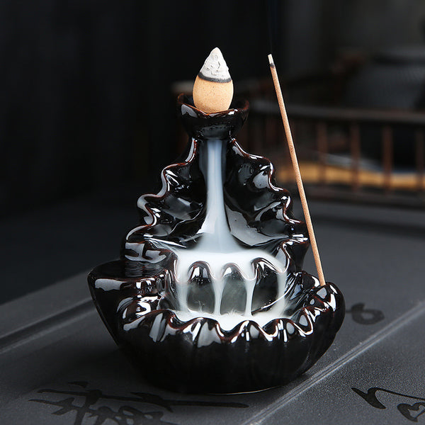 Backflow Incense Burner Backflow Incense Tower Incense Ceramic Incense Burner Ornaments