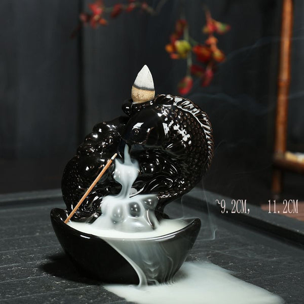 Backflow Incense Burner Backflow Incense Tower Incense Ceramic Incense Burner Ornaments