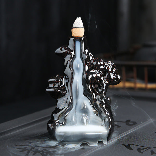 Backflow Incense Burner Backflow Incense Tower Incense Ceramic Incense Burner Ornaments