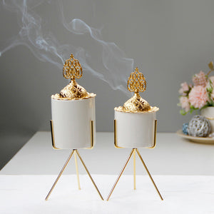 Simple ModernGolden Luxury Incense Burner