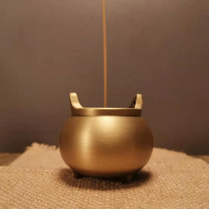 Ancient Incense Road Set All Copper Tower Mold Incense Scoop Ash
