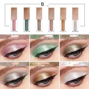 Matte Pearlescent Eyeshadow Sequined Diamond Set