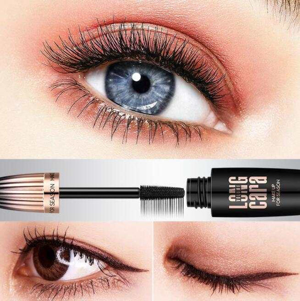 Makeup Eyelash Mascara Eye Lashes Makeup 4D Silk Fiber Lash