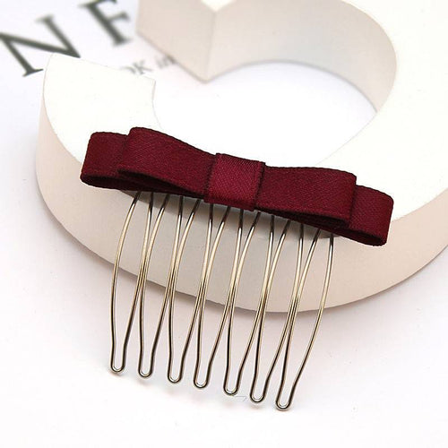 Bow Hair Comb Clip