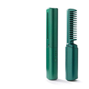 Professional Wireless Hair StraighteneProfessional Wireless Hair Straightener Curler Comb Fast Heating Negative Ion Straightening Curling Brush Hair Styling Toolsr Curler Comb Tool