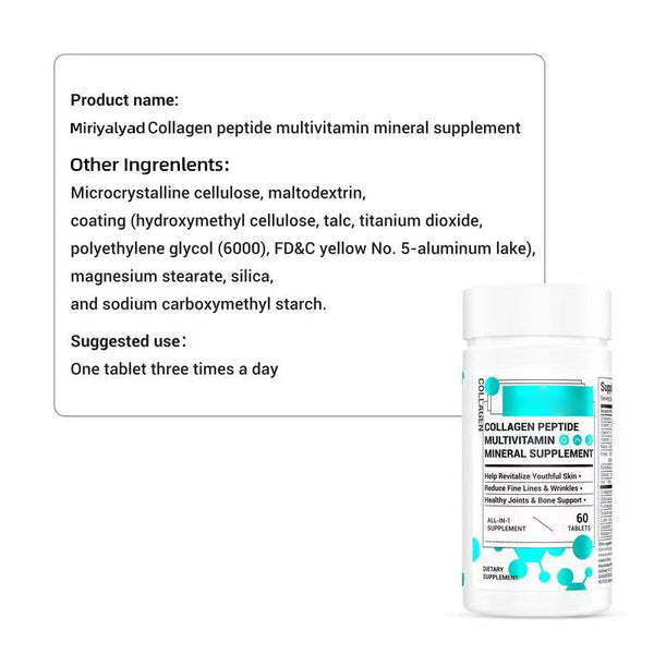 Collagen Vitamin & Mineral | Edible Fitness Supplements