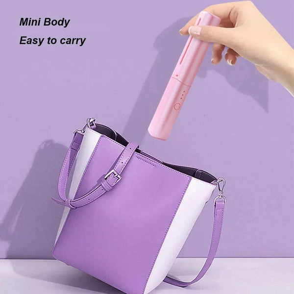 Professional Wireless Hair Straightener Curler Comb TProfessional Wireless Hair Straightener Curler Comb Fast Heating Negative Ion Straightening Curling Brush Hair Styling Toolsool