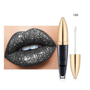 Pudaier Sip Glitter Flip Matte Shimmer Lip Gloss 