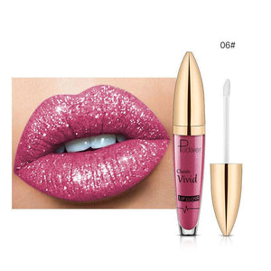 Pudaier Sip Glitter Flip Matte Shimmer Lip Gloss 