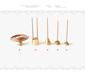 Pure Copper Gourd Incense Holder Buddhist Supplies Incense And Road Supplies