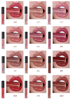 Amazing 6 Colors Peel Off Liquid Lipstick WatSilky Cream Texture Lip Gloss Aliexpress Shopee Cross-Border Exclusive Lip Glaze Lip Gloss Lipstickerproof Gloss