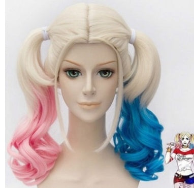 Gorgeous Harley Quinn Gradient Cosplay Wig – Stunning Styling for Cosplay