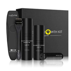 Beard Growth Liquid Beard Care Set for Enhanced Beard Growth