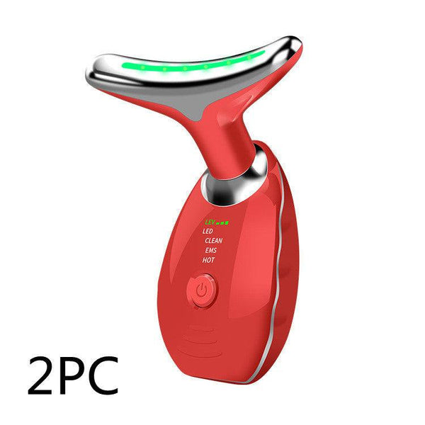 Neck Face Beauty Device LED Photon Therapy