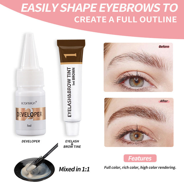 ICONSIGN Lash Lift EyeLash Eyebrow Dye Tint Kit Lashes Perm