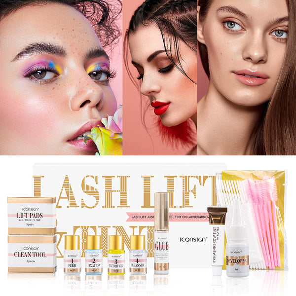 ICONSIGN Lash Lift EyeLash Eyebrow Dye Tint Kit Lashes Perm