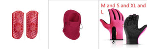 Windproof Hat With Mask Unisex Ski Hat Mens Winter Fleece Wrapped Warm Hat