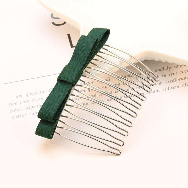 Bow Hair Comb Clip