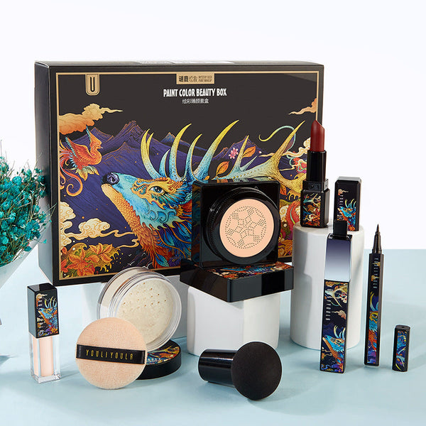 Elk Makeup Nine-piece Set - Affordable Beauty Essentials