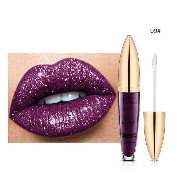 Pudaier Sip Glitter Flip Matte Shimmer Lip Gloss 