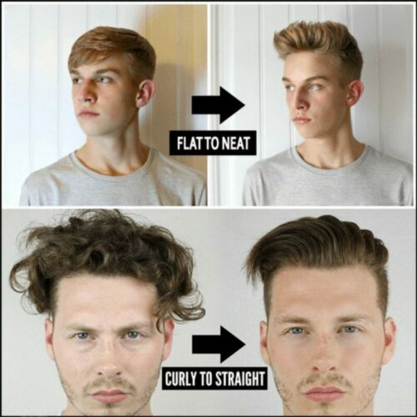 Electric Hair Straightener Brush, Beard Styler & Curling Comb