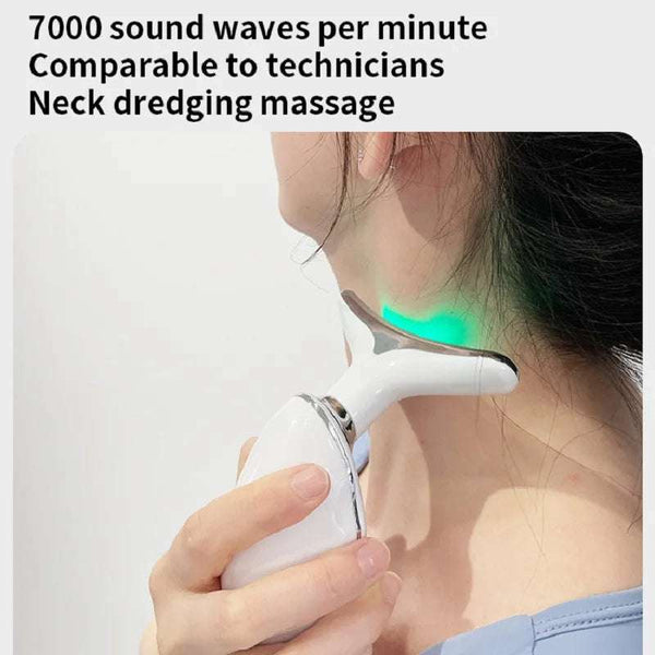 Neck Face Beauty Device LED Photon Therapy