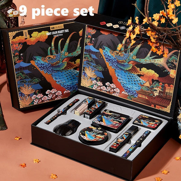 Elk Makeup Nine-piece Set - Affordable Beauty Essentials